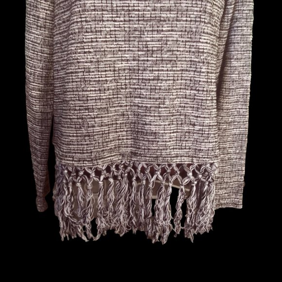 Sweater with Fringe, Size XL Sweater, Pullover Sweater, Fall Winter Sweater - Picture 13 of 14
